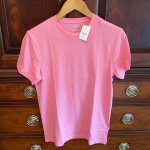 Brand new pink tee shirt.  Ordered wrong size.
